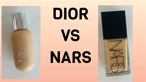dior backstage vs nars light reflecting foundation